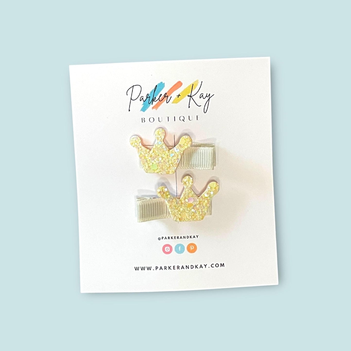 Princess Crown Clips