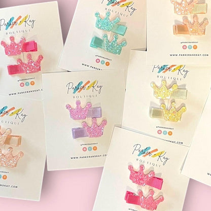 Princess Crown Clips