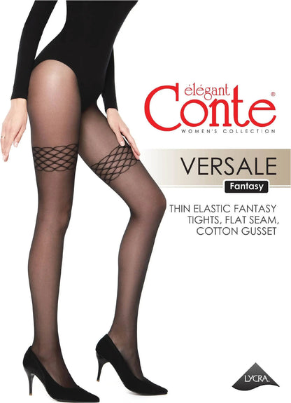 Fantasy Tights Conte Versale - Openwork Stockings Imitation
