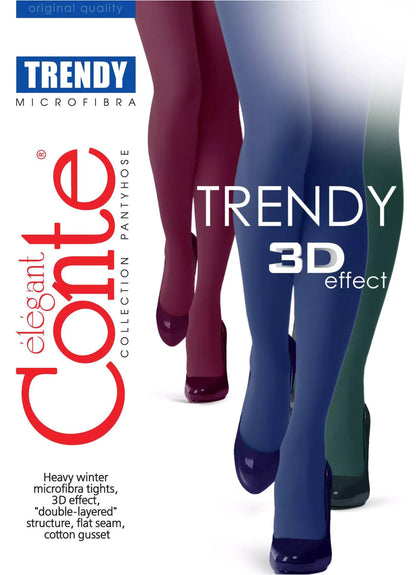 Tights Conte Trendy 150 Den - Microfiber 3D effect