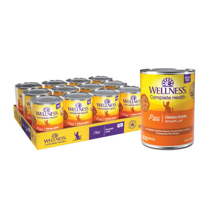 Wellness Complete Health Adult Chicken Dinner Pate Wet Cat Food (5.5oz)