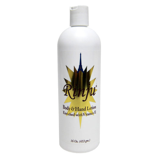 Rinju Body And Hand Lotion Enriched With Vitamin E, 16 Ounces