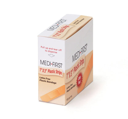Plastic Strip Bandages 1" x 3"