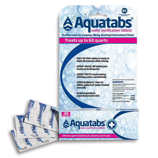 AQUATABS WATER TABLETS 30CT*
