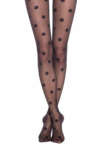 Conte Rondo 20 Den - Fantasy Women's Tights with Large Polka Dots (19С-104СП)