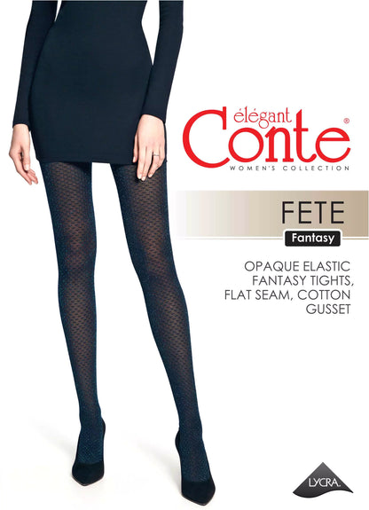 Fantasy Tights Conte Fete - Shiny Rete Lurex