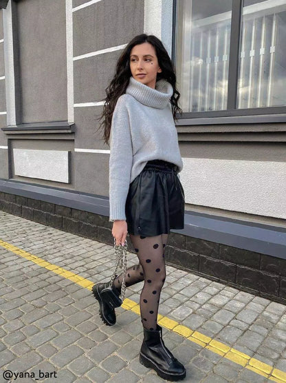 Conte Rondo 20 Den - Fantasy Women's Tights with Large Polka Dots (19С-104СП)