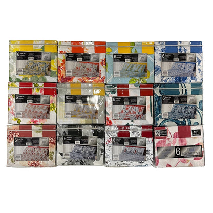 PREMIUS Supreme Collection Wrinkle-Free Microfiber Sheet Set, Assorted Prints
