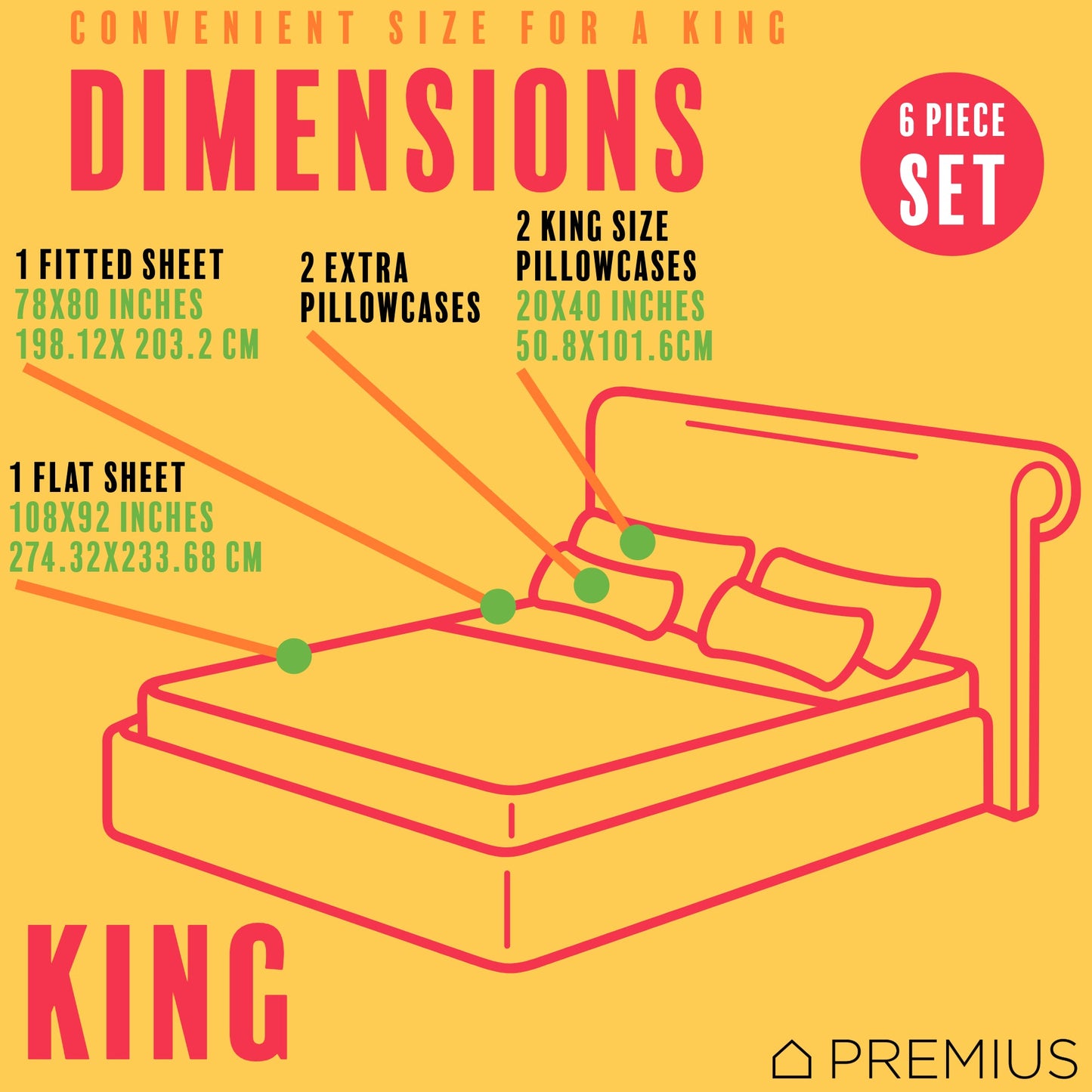 PREMIUS Zoey Soft Wrinkle-Free Microfiber Sheet Set, Beige
