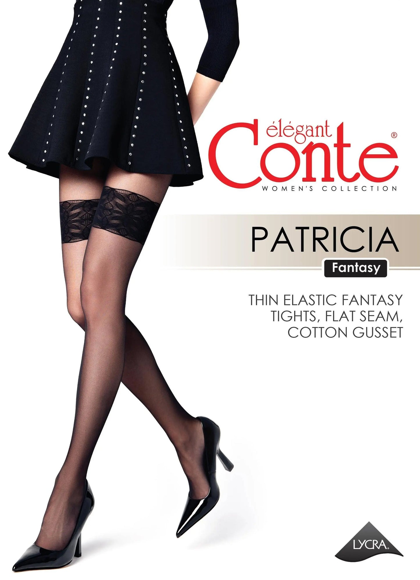 Fantasy Tights Conte Patricia - Imitation of Lace Stockings