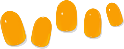 Apricot Solid Gel Nail Wrap