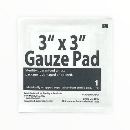 Sterile Gauze Pads 3” x 3”