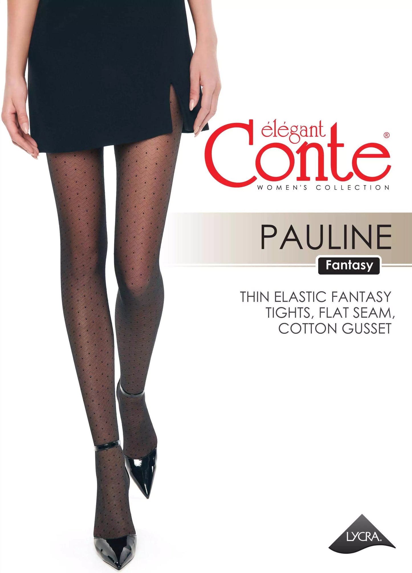 Conte Pauline 20 Den - Fantasy Women's Tights with geometric pattern "dots" (20С-90СП)