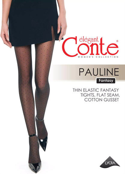 Conte Pauline 20 Den - Fantasy Women's Tights with geometric pattern "dots" (20С-90СП)
