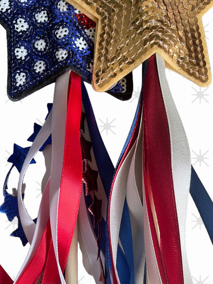 Patriotic Ribbon Wand