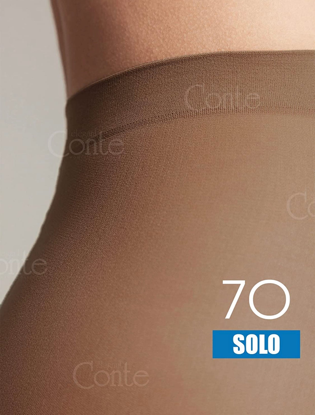 Conte Solo 70 Den - Classic Women's Tights With a Reinforced Shorts (15С-43СП)