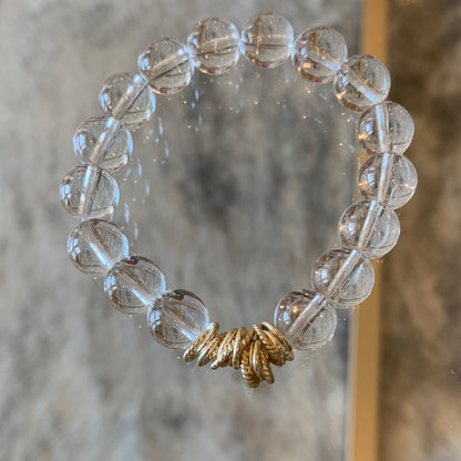 Clear Bubble Bead Bracelet