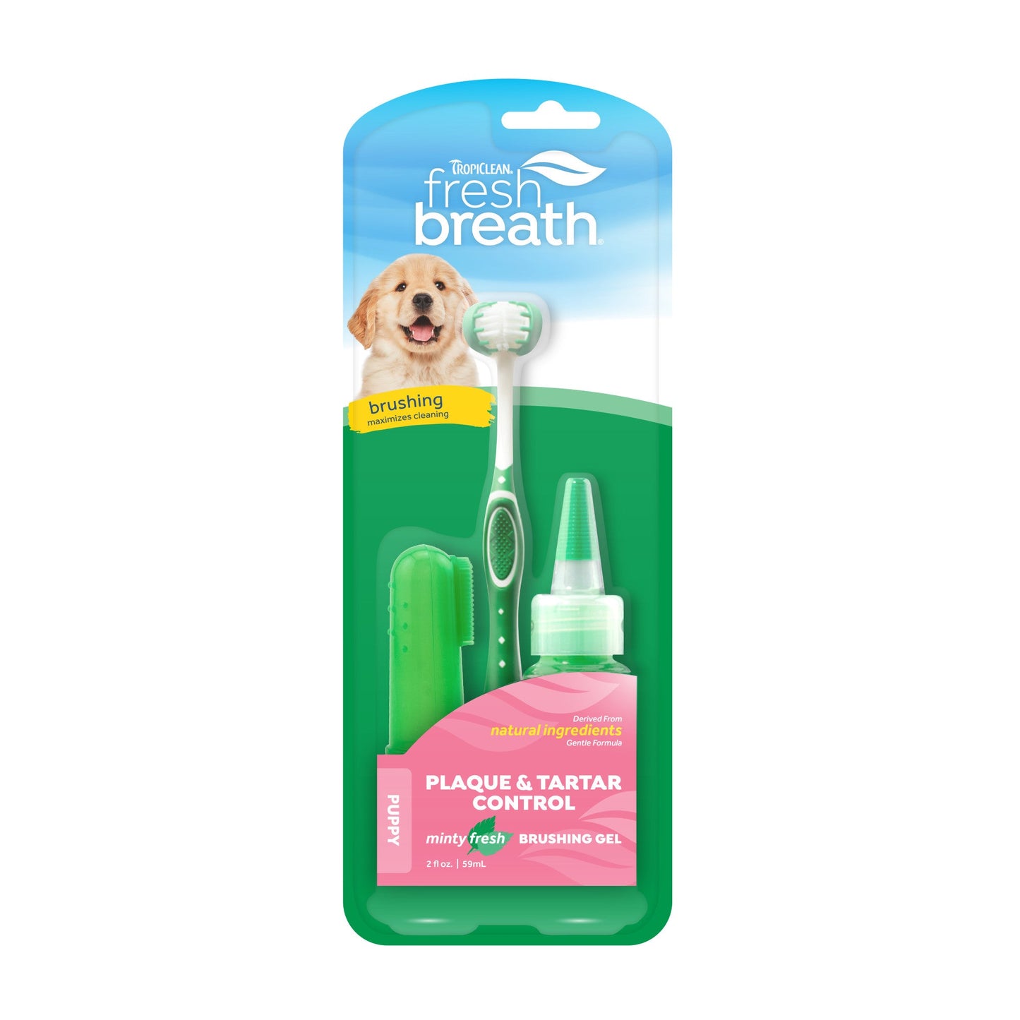 2oz Tropiclean Oral Clean Puppy Kit