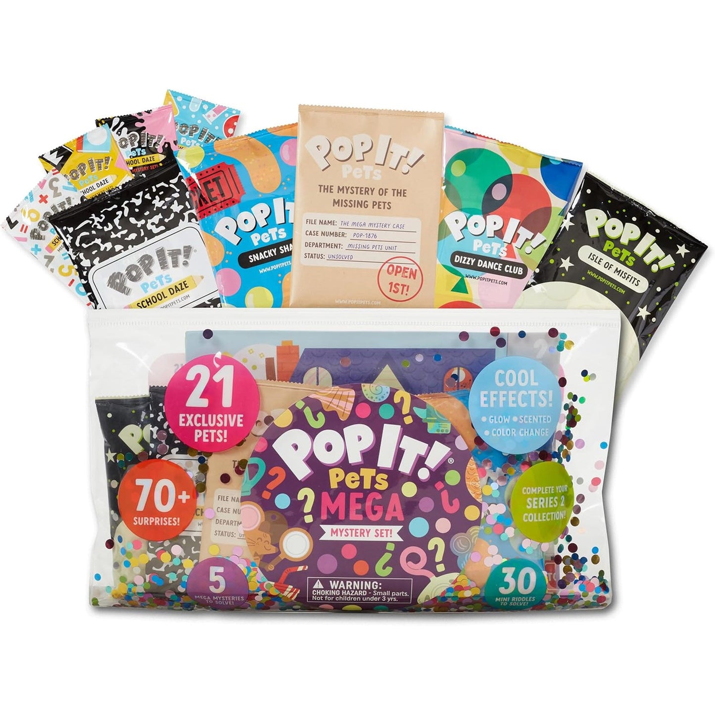Buffalo Games Pop It! Pets Season 2 Ultimate Sensory Fidget Toy, 16.5x10 Inches