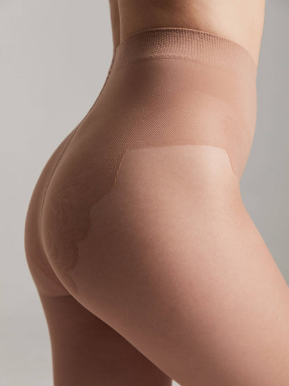 Conte Bikini Soft 40 Den - Classic Women's Tights with a Laced Panties (8С-47СП)