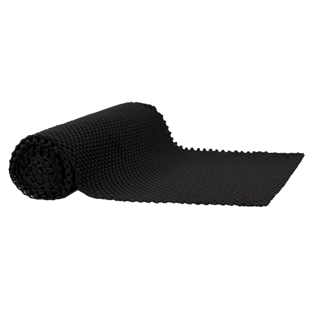 Home Basics Non-Adhesive Rubber Shelf Grip Liner, 12x60 Inches, One Roll, Asst Colors