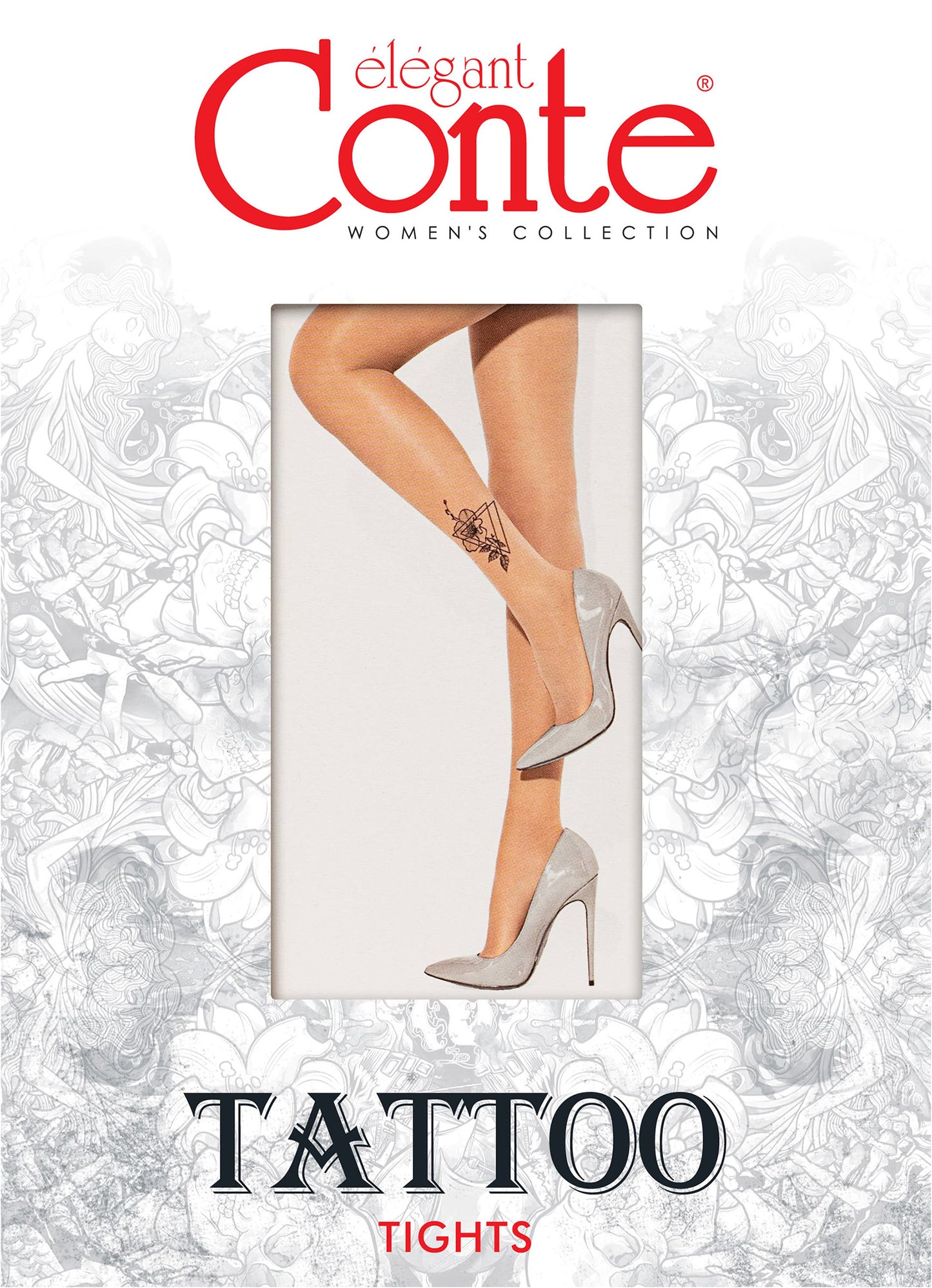 Fantasy Tights Conte Garden - Tattoo Design