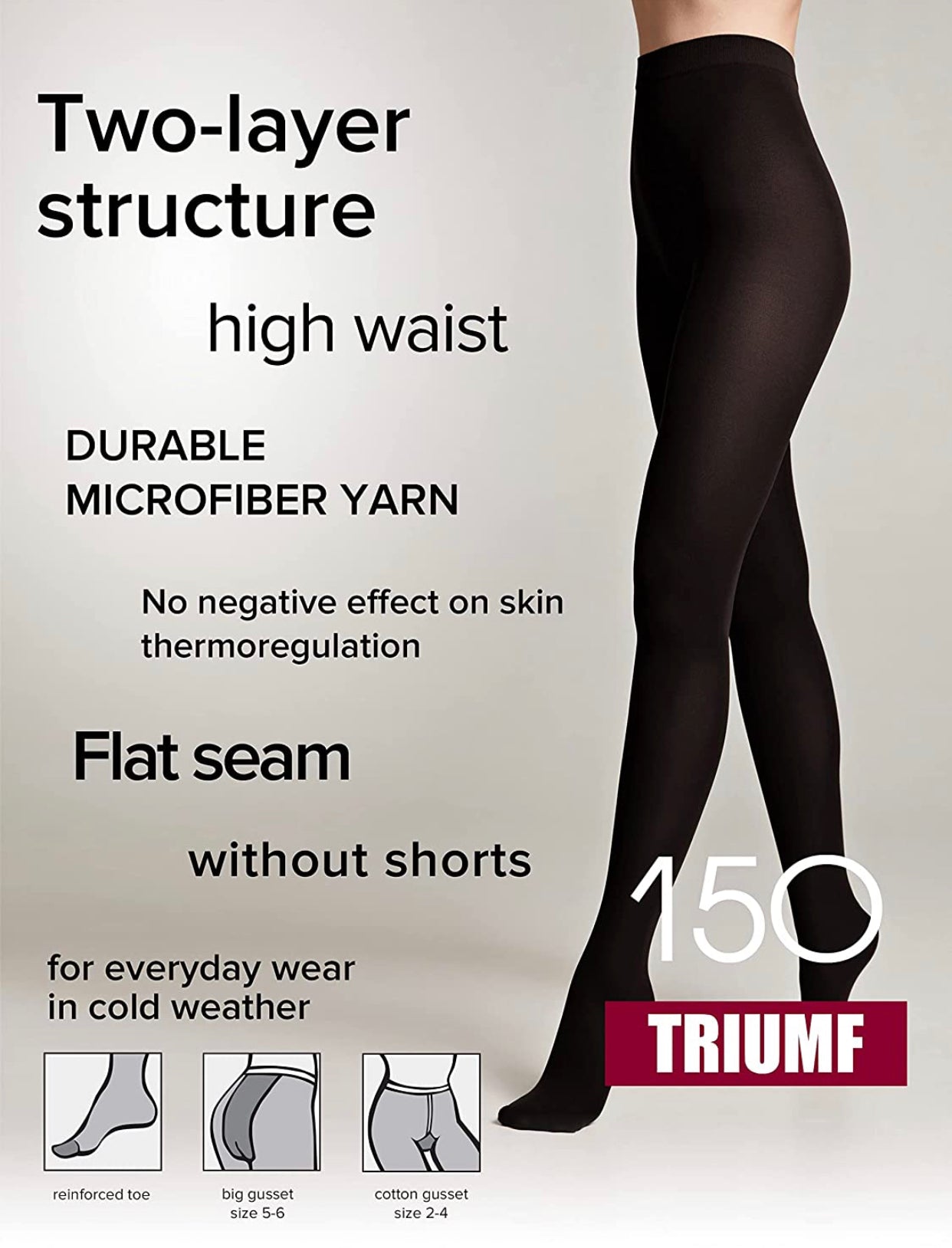 Conte Triumf 150 Den - Microfibra Opaque Women's Tights (8С-57СП)