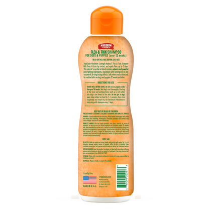 Tropiclean Flea and Tick Dog Maximum Strength Shampoo (20oz)