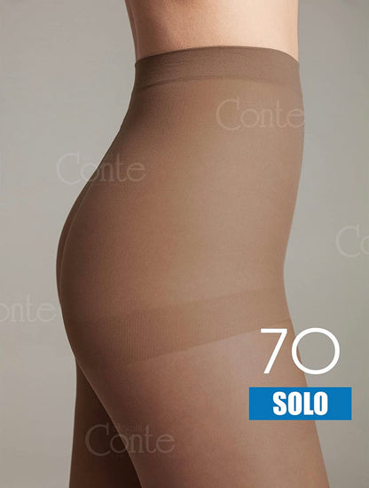 Conte Solo 70 Den - Classic Women's Tights With a Reinforced Shorts (15С-43СП)