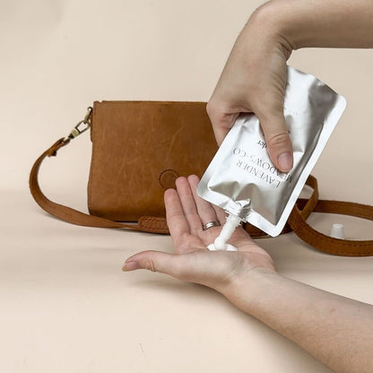 Lavender Body Cream Purse Pouch