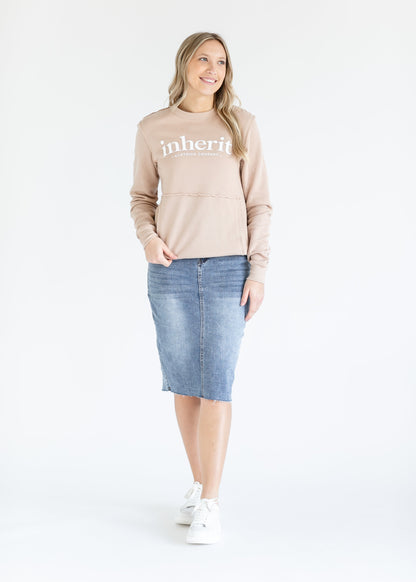 Inherit Raw Edge Crewneck Sweatshirt