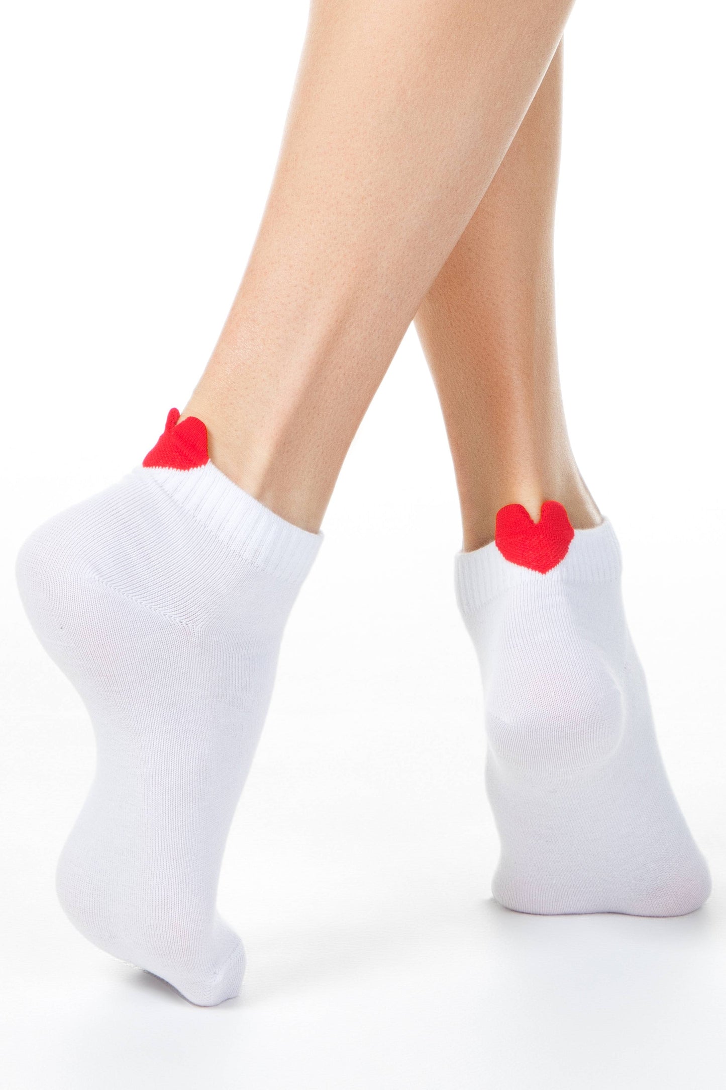 Cotton Ankle Socks Conte Active - 221 Picot Heart