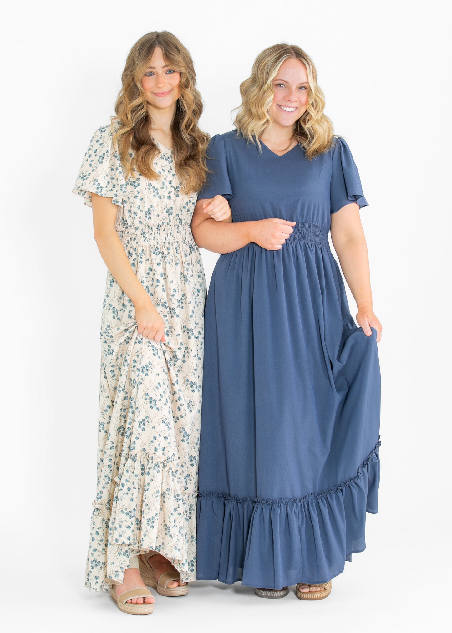 Isabella V-Neck Floral Maxi Dress - FINAL SALE