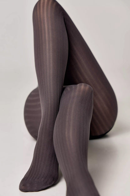 Fantasy Tights Conte Voyage - With Relief Vertical Weave