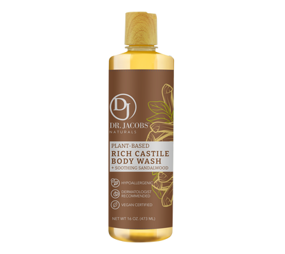 Sandalwood Castile Body Wash (All American)