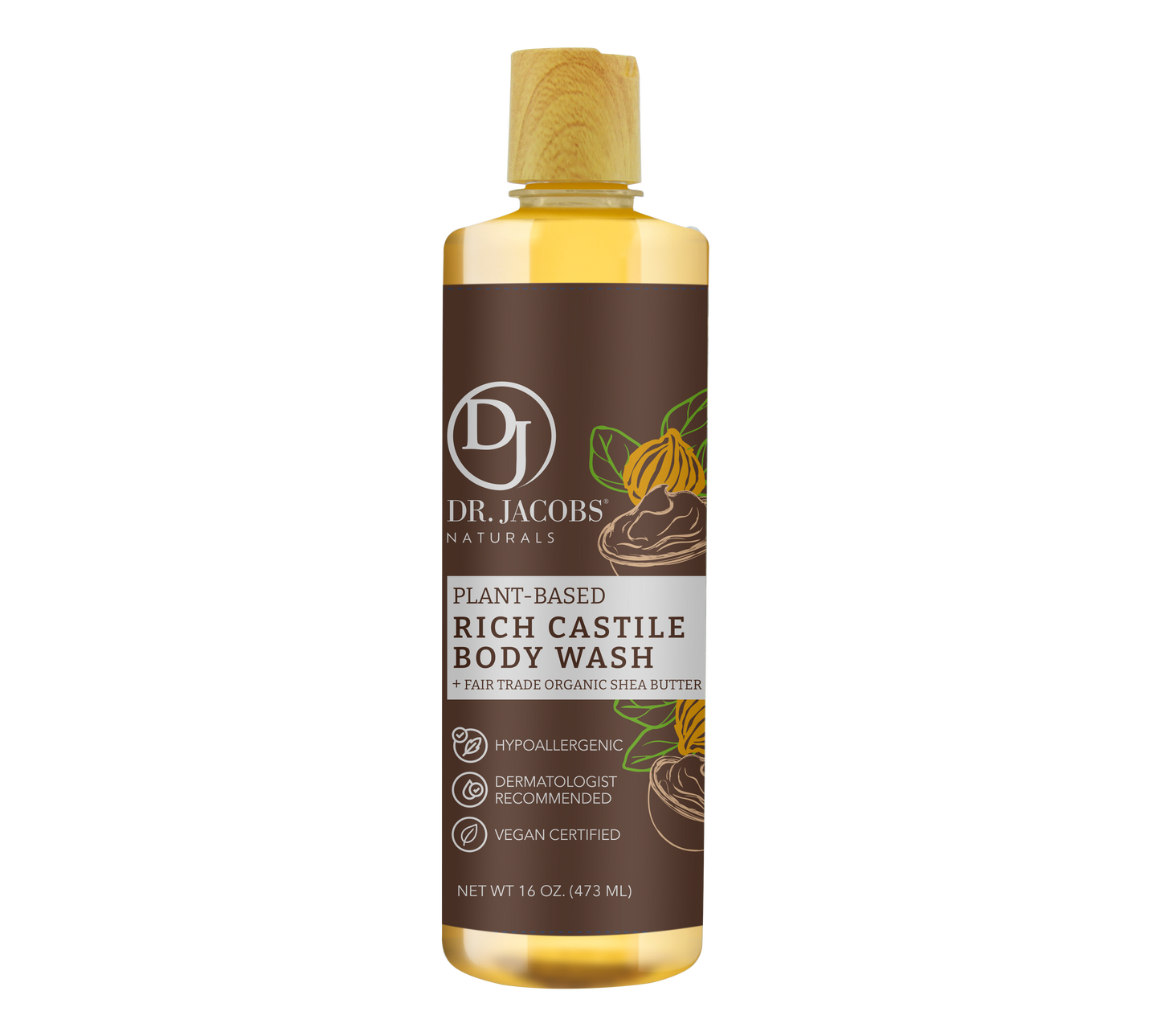 Shea Butter Castile Body Wash (All American)