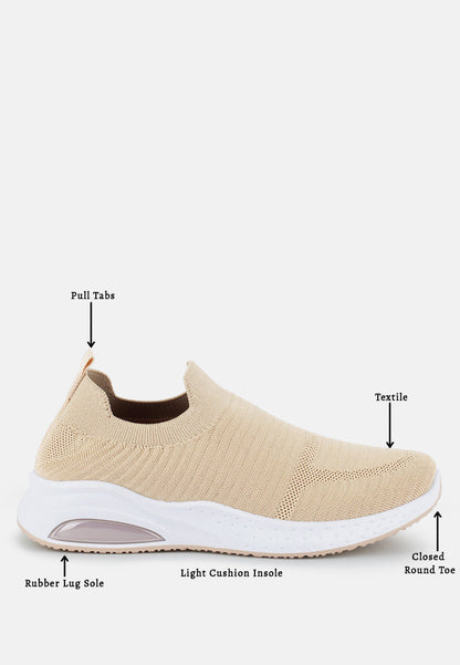 Jafna Knitted Slip On Sneakers