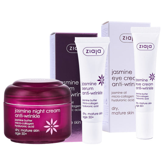 Jasmine Bundle: Night Cream, Eye Cream & Serum