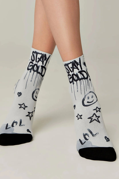 Socks Conte Fantasy 906 - "Stay" Pattern