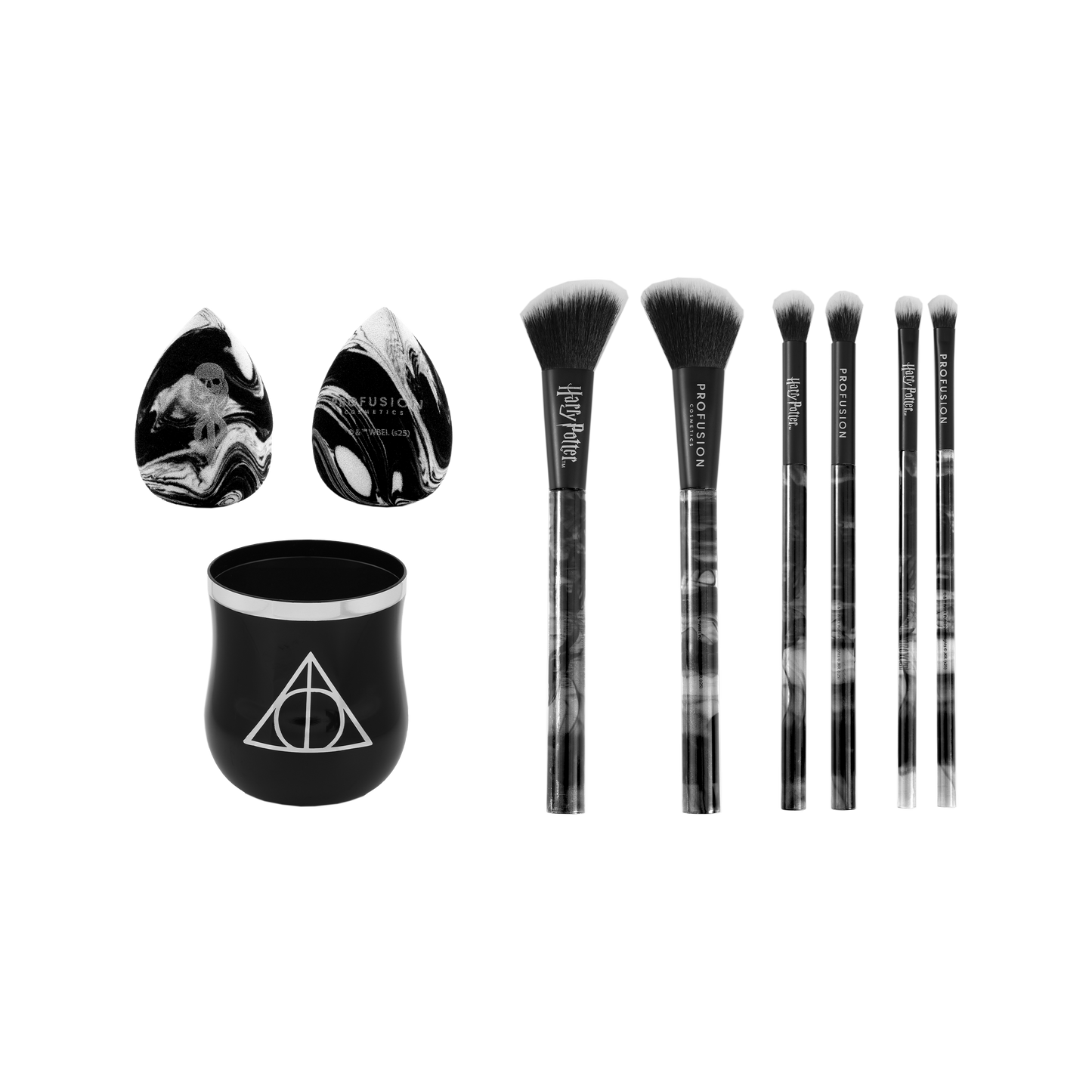 HP Dark Arts | Deathly Hallows™ Blend Makeup Brush & Sponge Set
