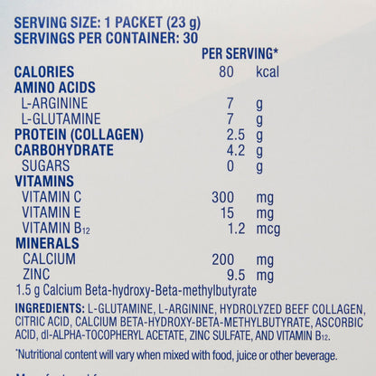 Juven Therapeutic Nutrition Drink Mix, Unflavored