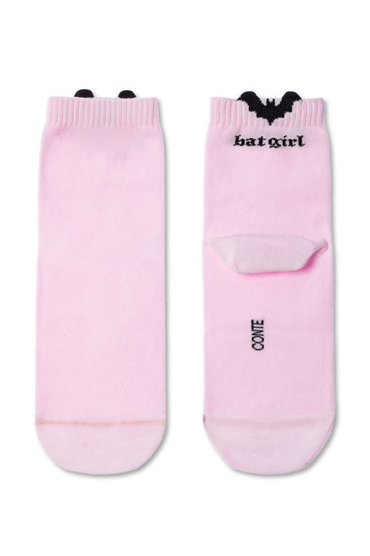 Cotton Socks Conte Classic 245 - Picot "Batgirl"