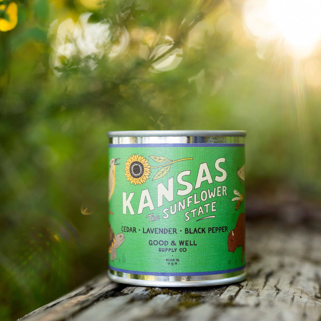 Kansas State Candle