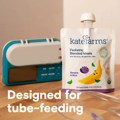 Kate Farms Pediatric Blended Meals, Banana & Blueberry, CS/12