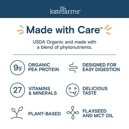 Kate Farms Pediatric Peptide Formula 1.0, Vanilla