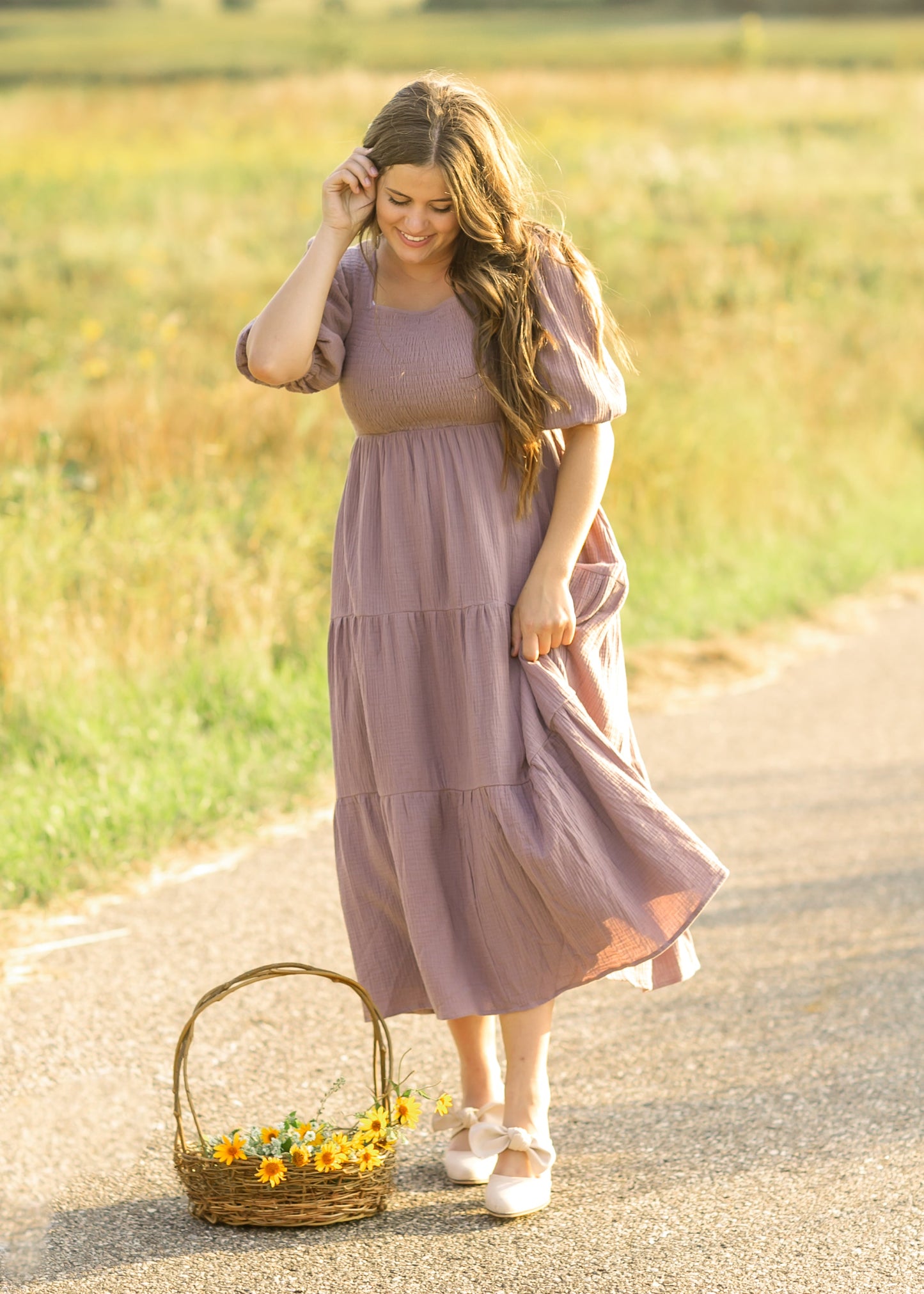 Kayleen Gauze Maxi Dress - FINAL SALE