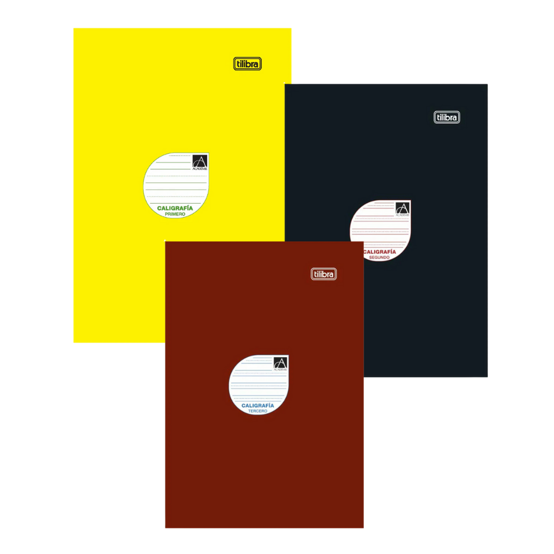 Calligraphy Practice Notebooks (3 Pack, Assorted Covers)