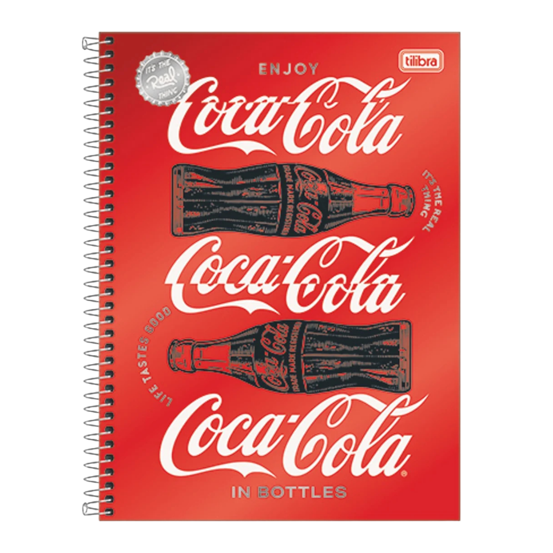Coca‑Cola Spiral Notebook (8.5″×11″, 100 hojas)