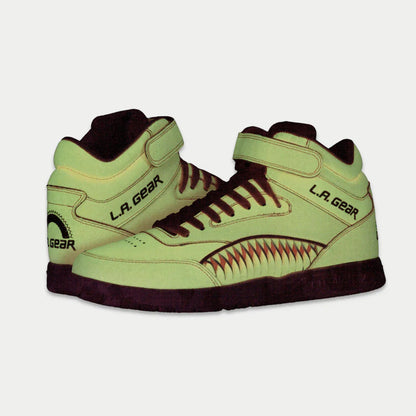 LA Gear Women's Flame Hightop | Neon Peach Glow