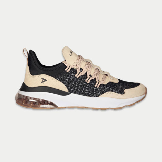 LA Gear Women’s Runyon Lowtop | Black x Pink